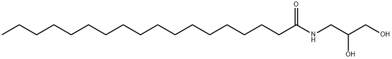 N-(2,3-dihydroxypropyl)stearamide Structure