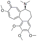 (S)-7-(ジメチルアミノ)-6,7-ジヒドロ-1,2,3,10-テトラメトキシベンゾ[a]ヘプタレン-9(5H)-オン 化学構造式