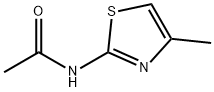 2-(アセチルアミノ)-4-メチルチアゾール 化学構造式