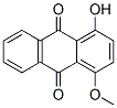 1-Hydroxy-4-methoxyanthraquinone Structure