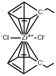 双(乙基环戊二烯)二氯化锆 结构式
