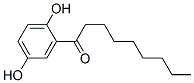 2-(1-Oxononyl)-1,4-benzenediol Structure