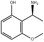 2-[(1S)-1-氨乙基]-3-甲氧基-苯酚, 733710-43-5, 结构式