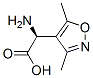 4-Isoxazoleaceticacid,alpha-amino-3,5-dimethyl-,(S)-(9CI) Struktur