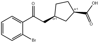 CIS-3-[2-(2-BROMOPHENYL)-2-OXOETHYL]CYCLOPENTANE-1-CARBOXYLIC ACID price.