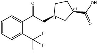CIS-3-[2-OXO-2-(2-TRIFLUOROMETHYLPHENYL)ETHYL]CYCLOPENTANE-1-CARBOXYLIC ACID price.
