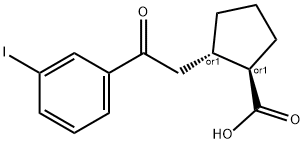TRANS-2-[2-(3-IODOPHENYL)-2-OXOETHYL]CYCLOPENTANE-1-CARBOXYLIC ACID