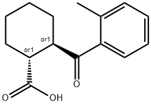 (1R,2R)-2-(2-甲基苯甲酰基)环己烷-1-羧酸 结构式