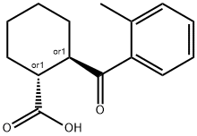 TRANS-2-(2-METHYLBENZOYL)CYCLOHEXANE-1-CARBOXYLIC ACID Structure