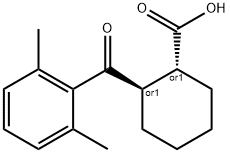 TRANS-2-(2,6-DIMETHYLBENZOYL)CYCLOHEXANE-1-CARBOXYLIC ACID Structure