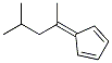 5-(1,3-ジメチルブチリデン)-1,3-シクロペンタジエン 化学構造式