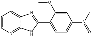 2-[2-METHOXY-4-(METHYLSULFINYL)PHENYL]-1H-IMIDAZO[4,5-B]PYRIDINE Structure