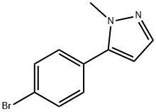 5-(4-BROMOPHENYL)-1-METHYL-1H-PYRAZOLE Struktur
