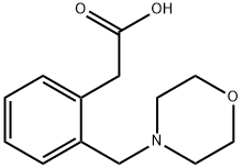 2-[2-(MORPHOLINOMETHYL)PHENYL]ACETIC ACID Structure