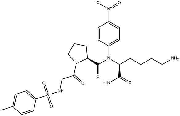 TOS-GLY-PRO-LYS-PNA,73392-19-5,结构式