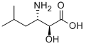 (2S,3S)-3-AMINO-2-HYDROXY-5-METHYL-HEXANOIC ACID Structure