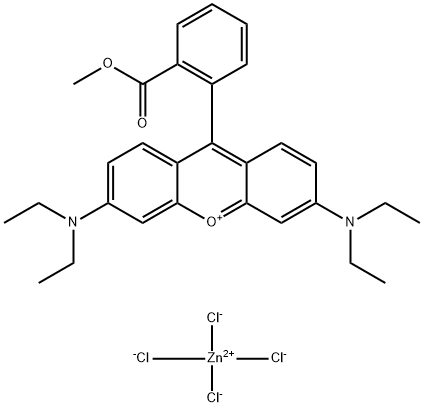 3,6-Bis(diethylamino)-9-(2-(metho-xycarbonyl)phenyl)xanthylium-tetrachlorzincat