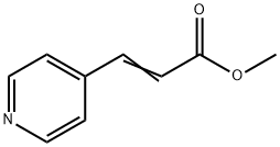 4-ピリジンプロペン酸メチル 化学構造式