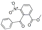 2-ベンゾイル-3-ニトロ安息香酸メチル 化学構造式