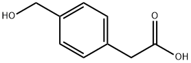4-(羟甲基)苯醋酸, 73401-74-8, 结构式