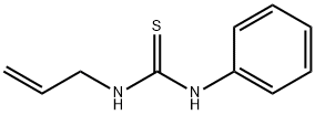 N-フェニル-N'-アリルチオ尿素 化学構造式