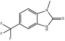 1,3-二氢-1-甲基-5-三氟甲基-2H-苯并咪唑-2-硫酮, 7341-87-9, 结构式