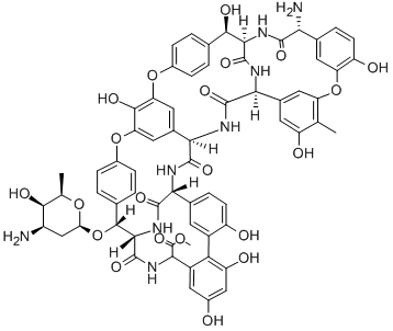 ristocetin-psi-aglycone 结构式