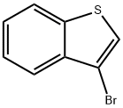 3-ブロモ-1-ベンゾチオフェン 化学構造式