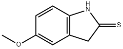 5-METHOXY-1,3-DIHYDRO-INDOLE-2-THIONE Structure