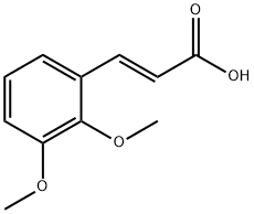 2,3-二甲氧基肉桂酸,7345-82-6,结构式