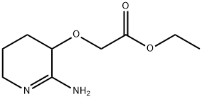 Acetic acid, [(2-amino-3,4,5,6-tetrahydro-3-pyridinyl)oxy]-, ethyl ester (9CI),734512-97-1,结构式