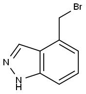 1H-Indazole,4-(broMoMethyl)- Structure