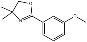 4,5-DIHYDRO-2-(3-METHOXYPHENYL)-4,4-DIMETHYLOXAZOLE Struktur