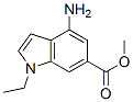1H-Indole-6-carboxylicacid,4-amino-1-ethyl-,methylester(9CI)|