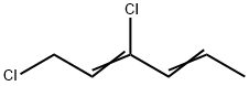 1,3-Dichloro-2,4-hexadiene Structure