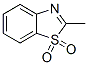 Benzothiazole, 2-methyl-, 1,1-dioxide (9CI) 化学構造式