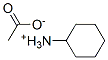 cyclohexylammonium acetate Structure