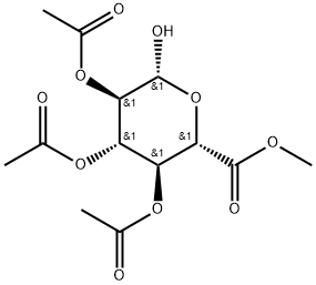 2,3,4-TRI-O-ACETYL-BETA-D-GLUCURONIC ACID METHYL ESTER Structure