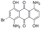 1,5-diamino-2-bromo-4,8-dihydroxy-anthracene-9,10-dione Struktur
