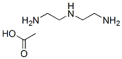 N-(2-aminoethyl)ethylenediamine acetate Structure