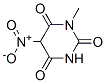 Pyrimidine-2,4,6(1H,3H,5H)-trione, 1-methyl-5-nitro- 结构式