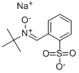 N-[2-(ソジオオキシスルホニル)ベンジリデン]-tert-ブチルアミンオキシド 化学構造式