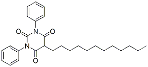 1,3-Diphenyl-5-dodecylbarbituric acid 结构式
