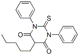 1,3-Diphenyl-2,3-dihydro-5-pentyl-2-thioxo-4,6(1H,5H)-pyrimidinedione Struktur
