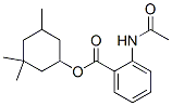 3,3,5-trimethylcyclohexyl N-acetylanthranilate Structure