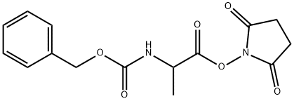 2,5-二氧代吡咯烷-1-基((苄氧基)羰基)丙氨酸, 73488-77-4, 结构式