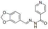 N-(benzo[1,3]dioxol-5-ylmethylideneamino)pyridine-4-carboxamide Structure