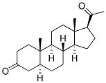 プレグナン-3,20-ジオン 化学構造式