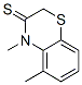 2H-1,4-Benzothiazine-3(4H)-thione,  4,5-dimethyl- 结构式