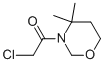 2H-1,3-Oxazine, 3-(chloroacetyl)tetrahydro-4,4-dimethyl- (9CI) Structure